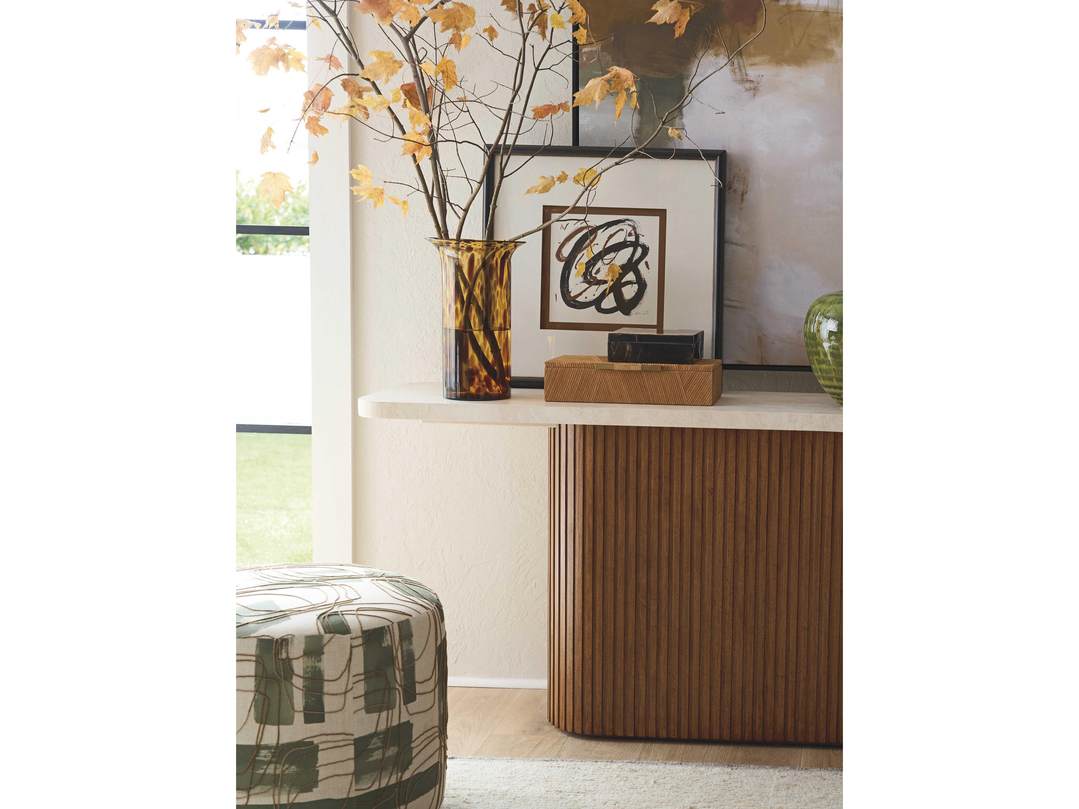 Lexington La Costa Seabourne Rectangular Marble Console Table