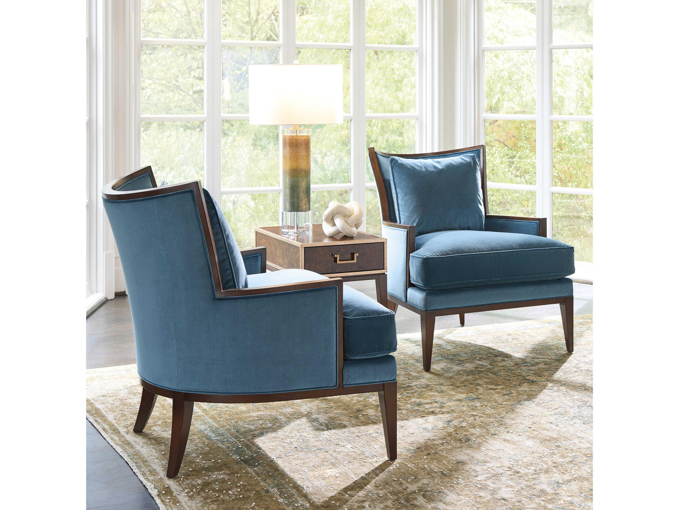 Lexington Rendezvous Atwood Blue Accent Chair 