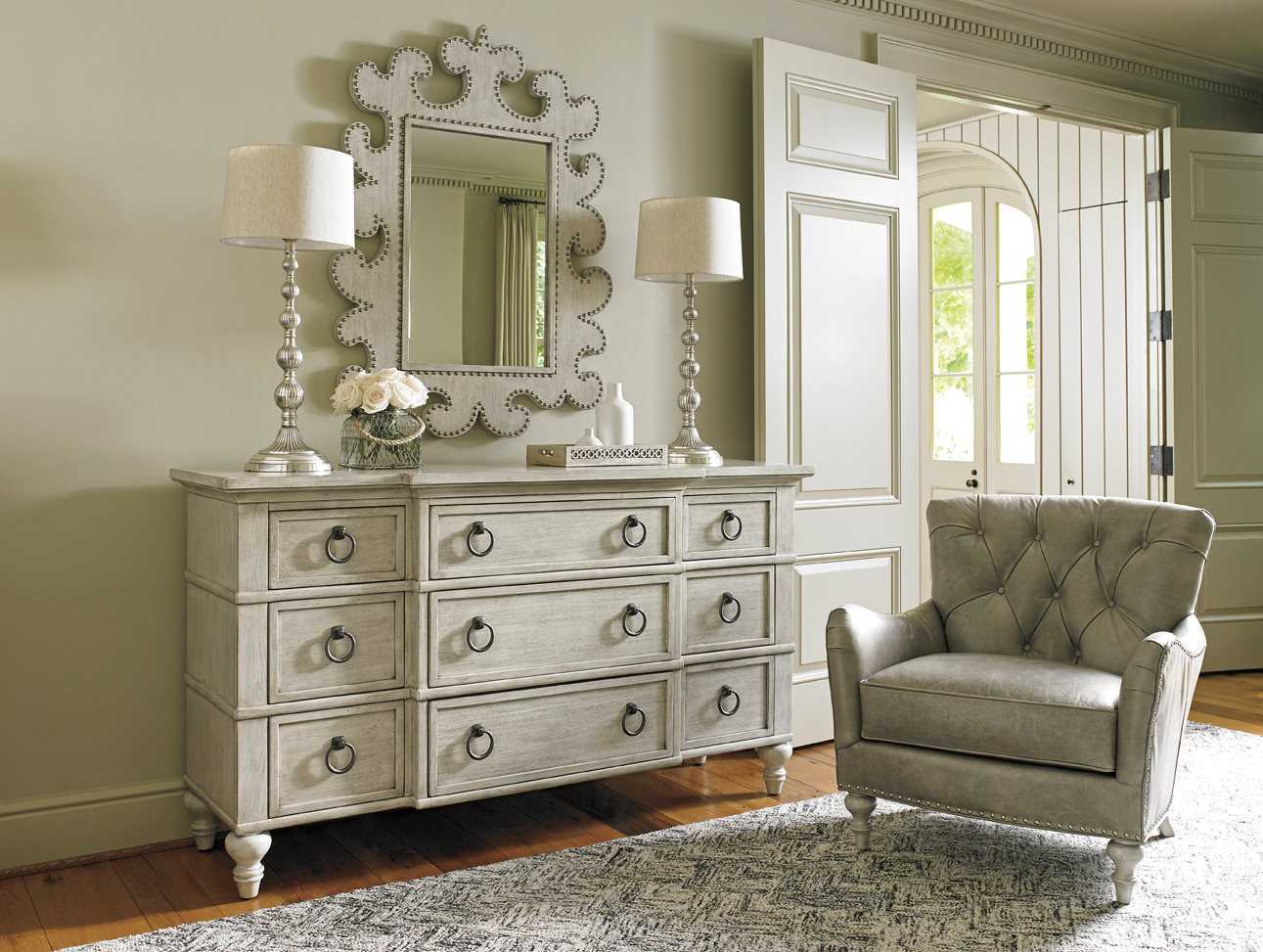 Lexington Oyster Bay 9-Drawers White Solid Wood Dresser
