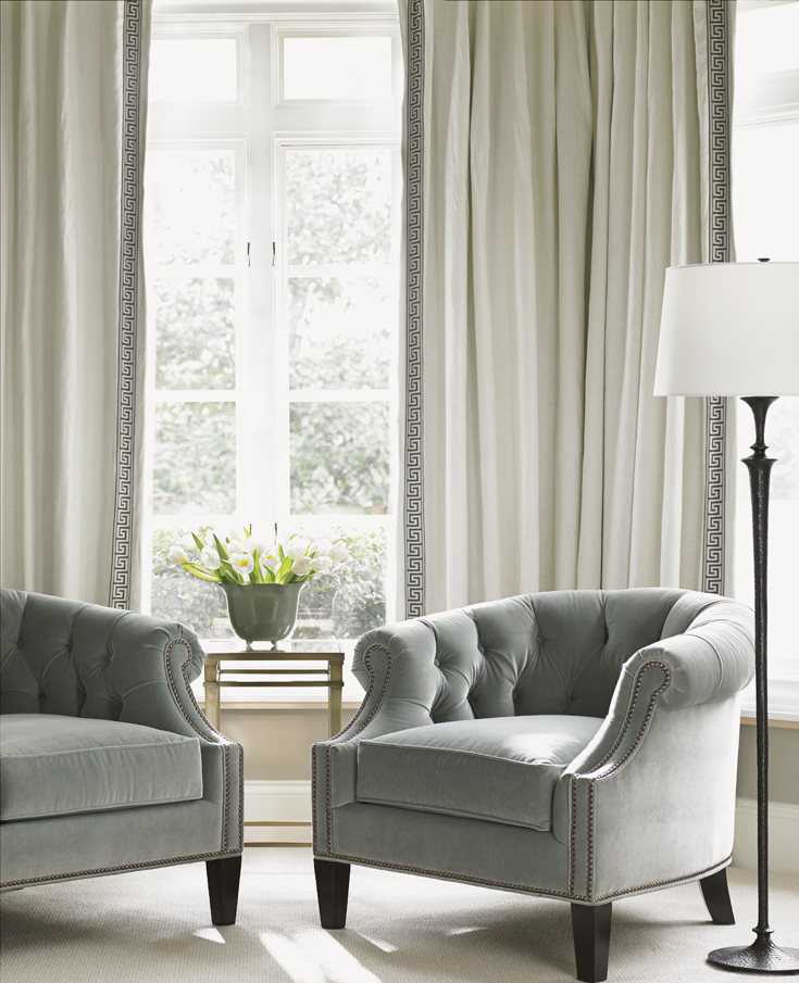 Lexington Kensington Place Fabric Tufted Accent Chair