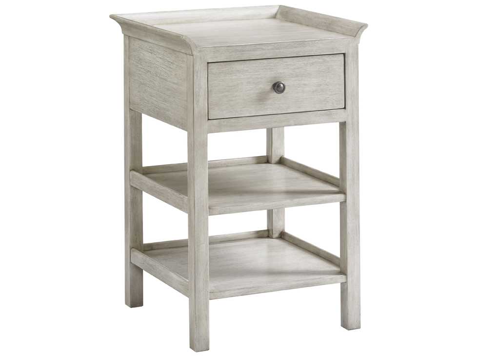 Lexington Oyster Bay 1-Drawer White Solid Wood Nightstand