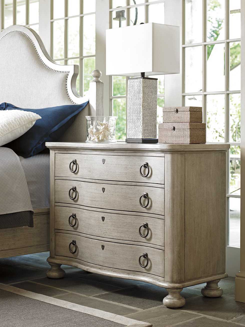 Lexington Oyster Bay White Chest Nightstand