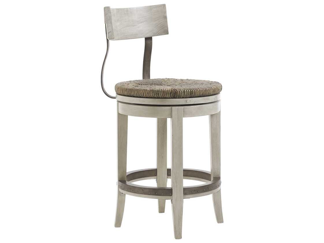 Lexington Oyster Bay Swivel Solid Wood Counter Stool