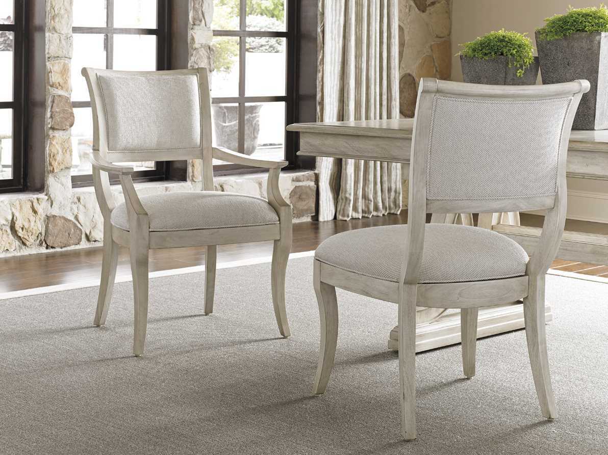 Lexington Oyster Bay White Upholstered Side Dining Chair
