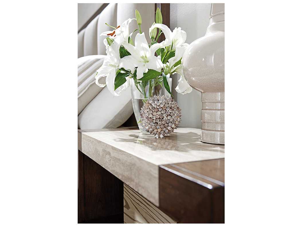 Lexington Laurel Canyon 1-Drawer Brown Solid Wood Nightstand