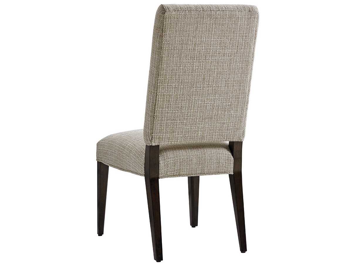 Lexington Laurel Canyon Solid Wood Gray Upholstered Side Dining Chair