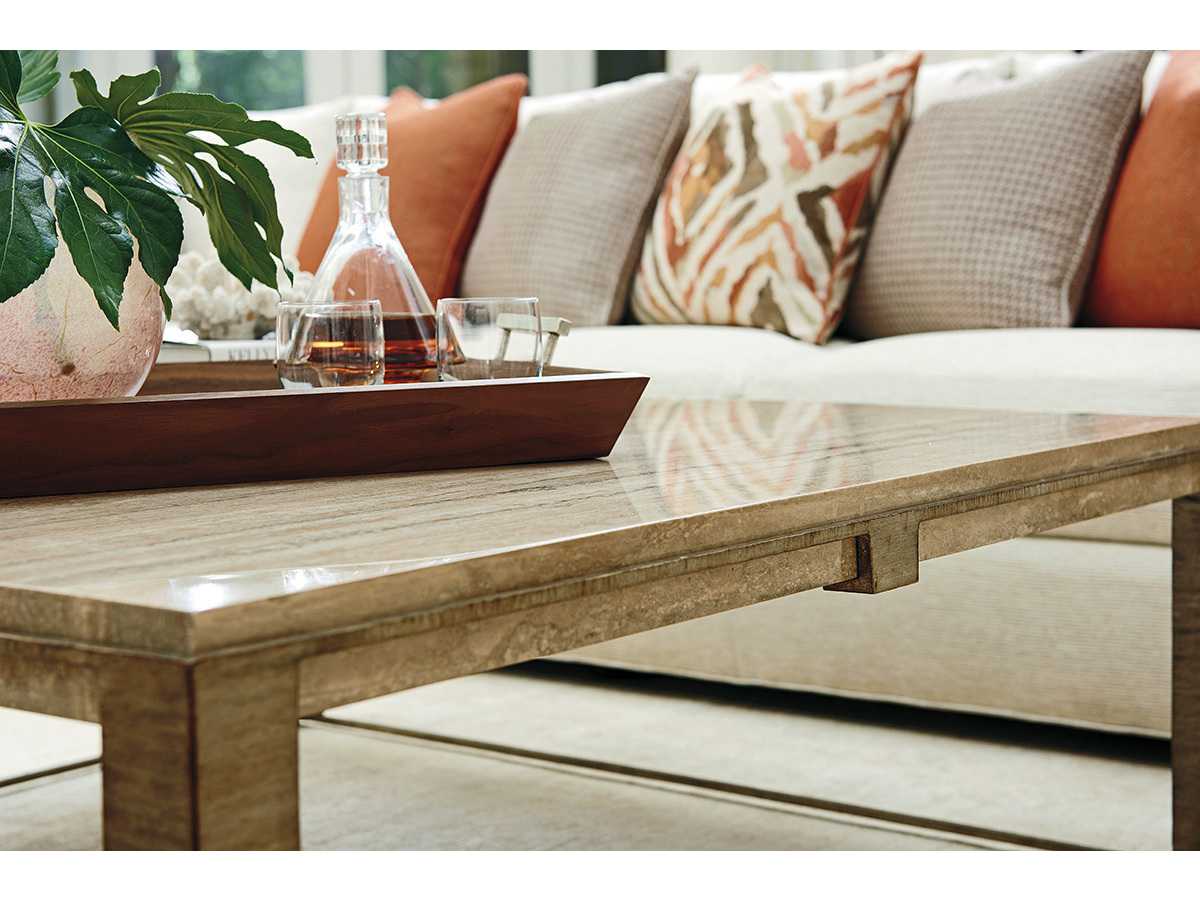 Lexington Laurel Canyon Square Stone Coffee Table