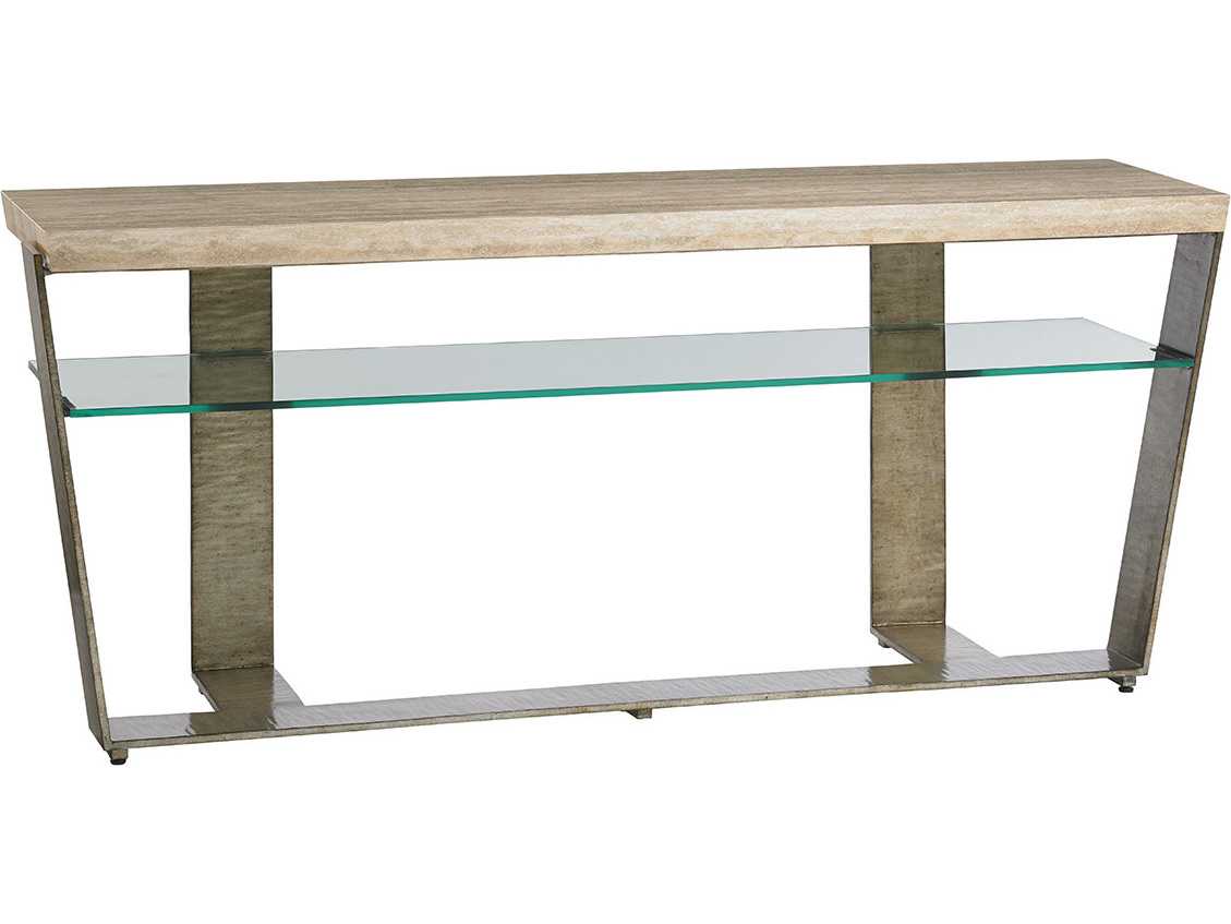 Lexington Laurel Canyon Rectangular Stone Console Table