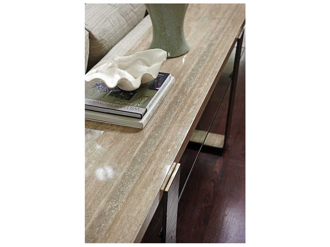Lexington Laurel Canyon Rectangular Stone Console Table