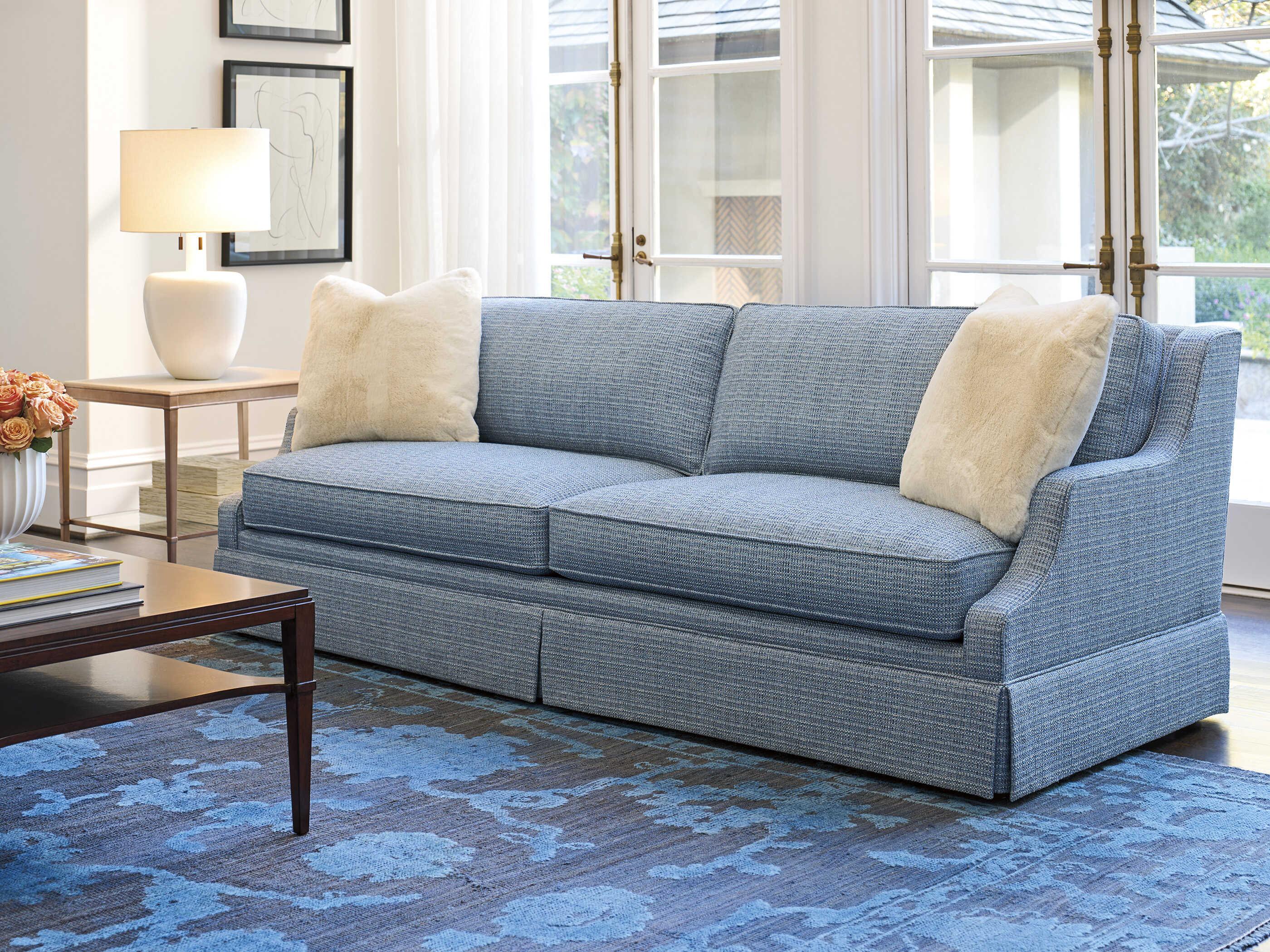 Lexington Rendezvous Barnaby Blue Upholstered Sofa