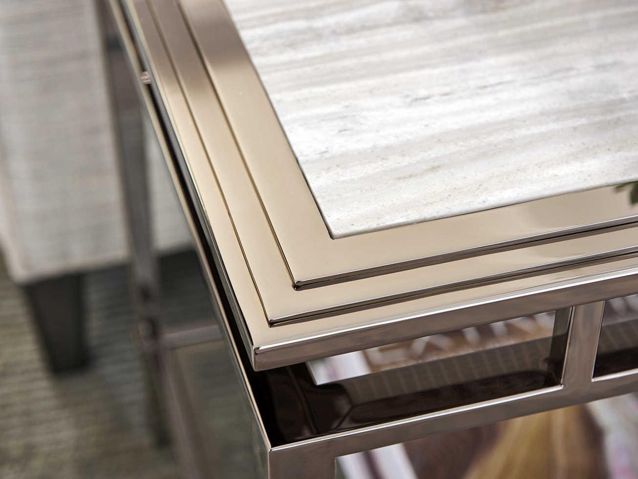 Lexington Rectangular Marble End Table