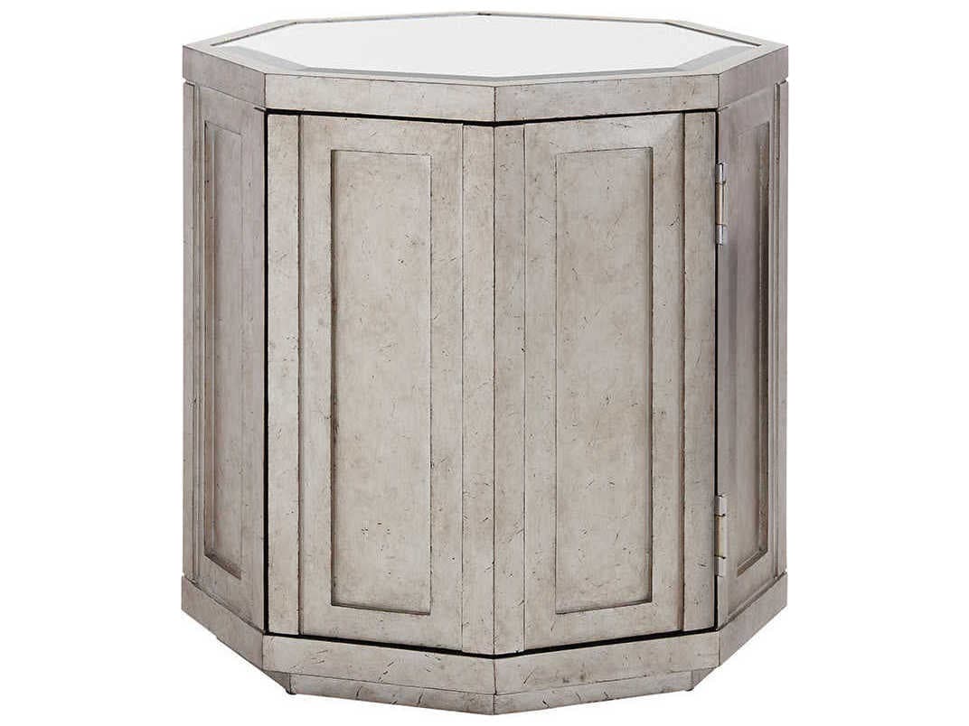 Lexington Octagon Glass End Table