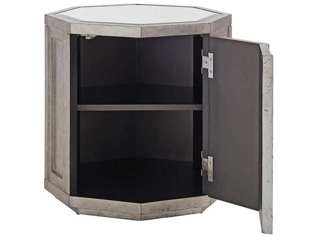 Lexington Octagon Glass End Table