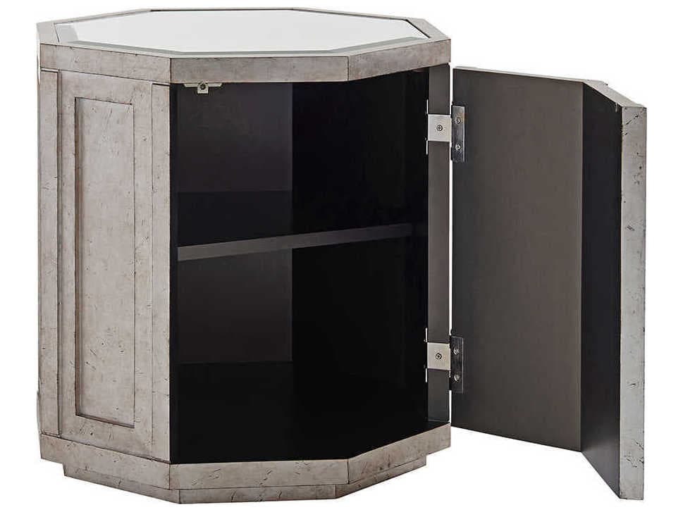 Lexington Octagon Glass End Table