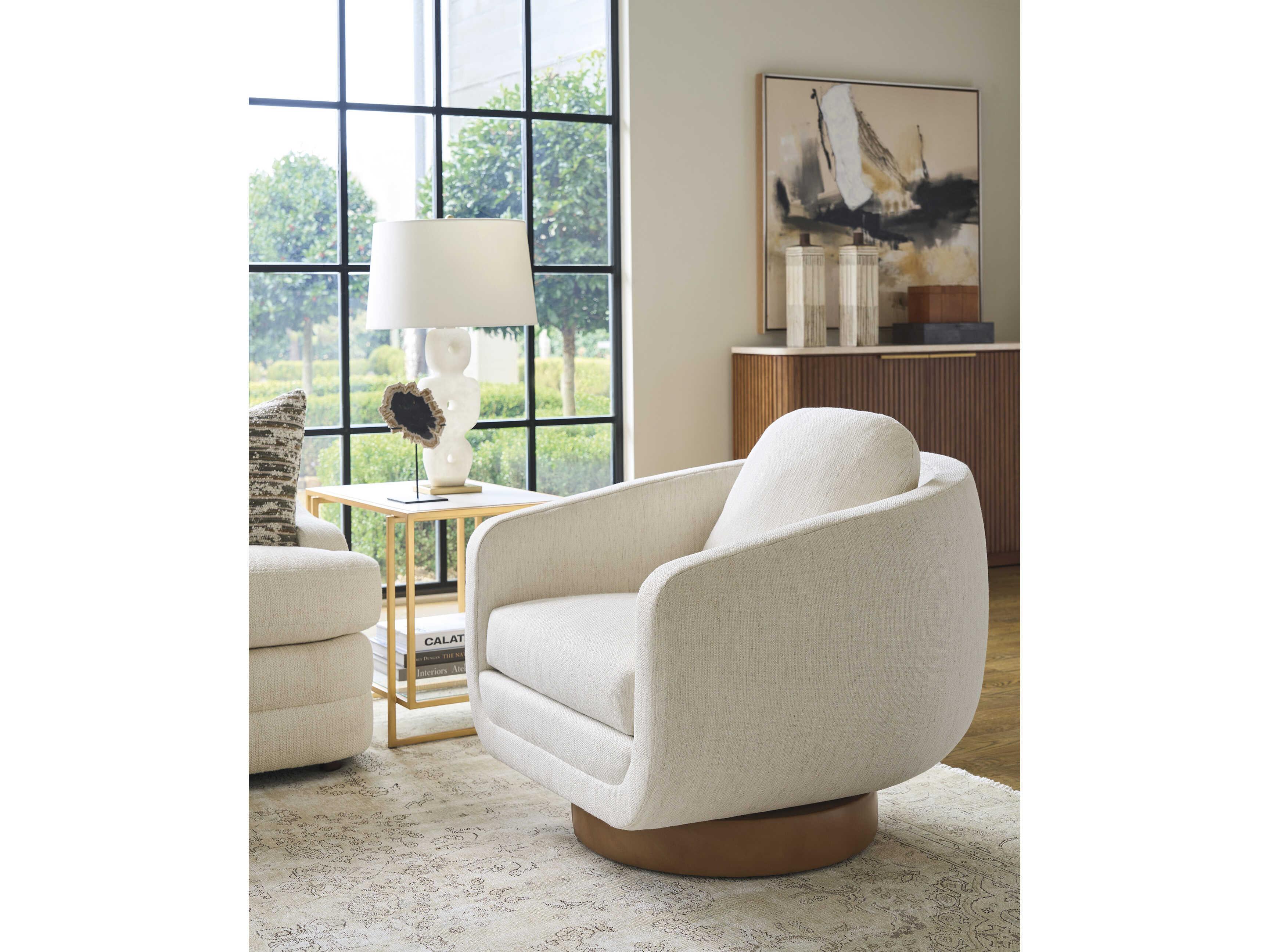 Lexington La Costa Bluewater Swivel Accent Chair