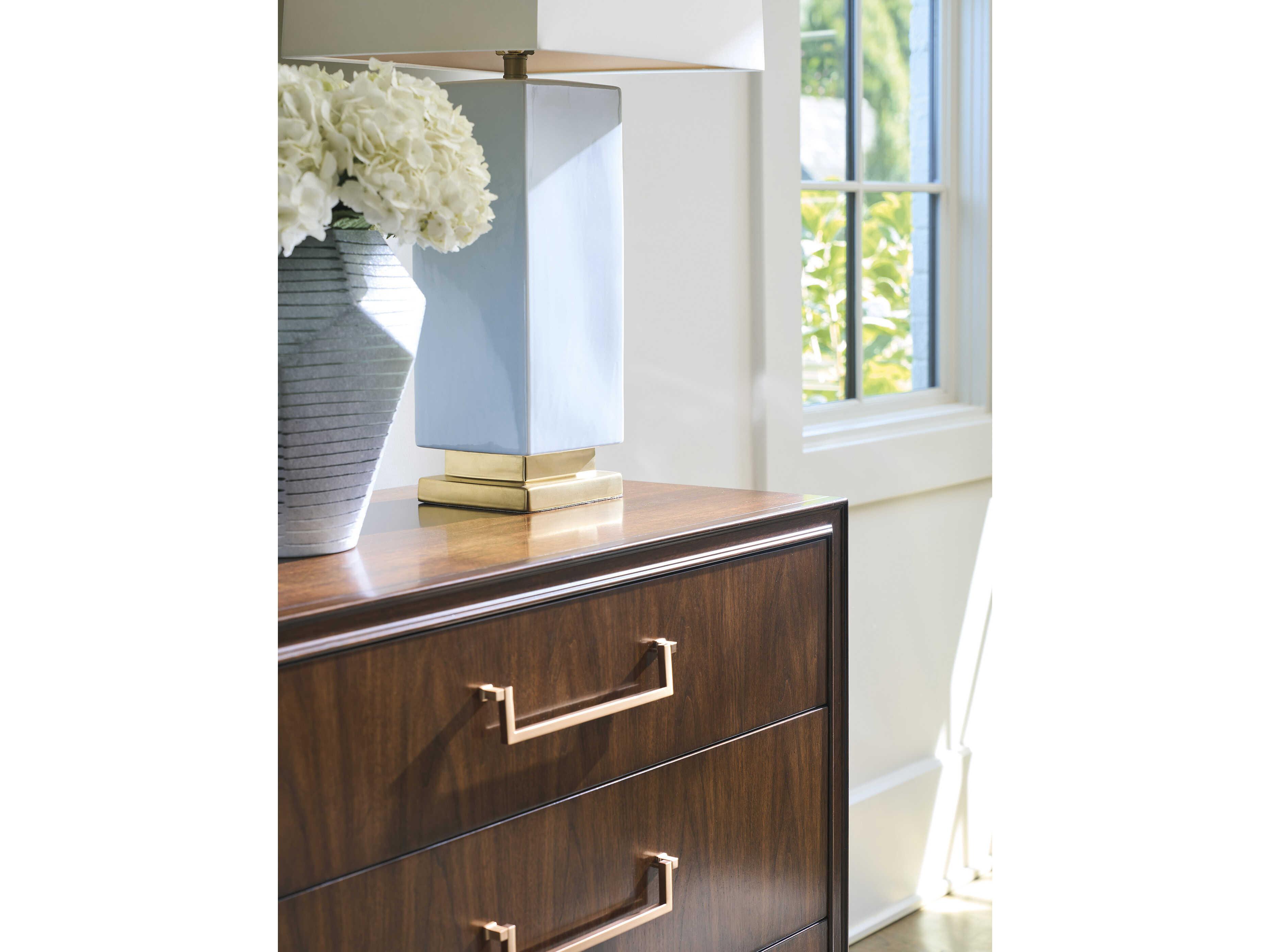 Lexington Rendezvous Fenwick 6-Drawers Brown Double Dresser