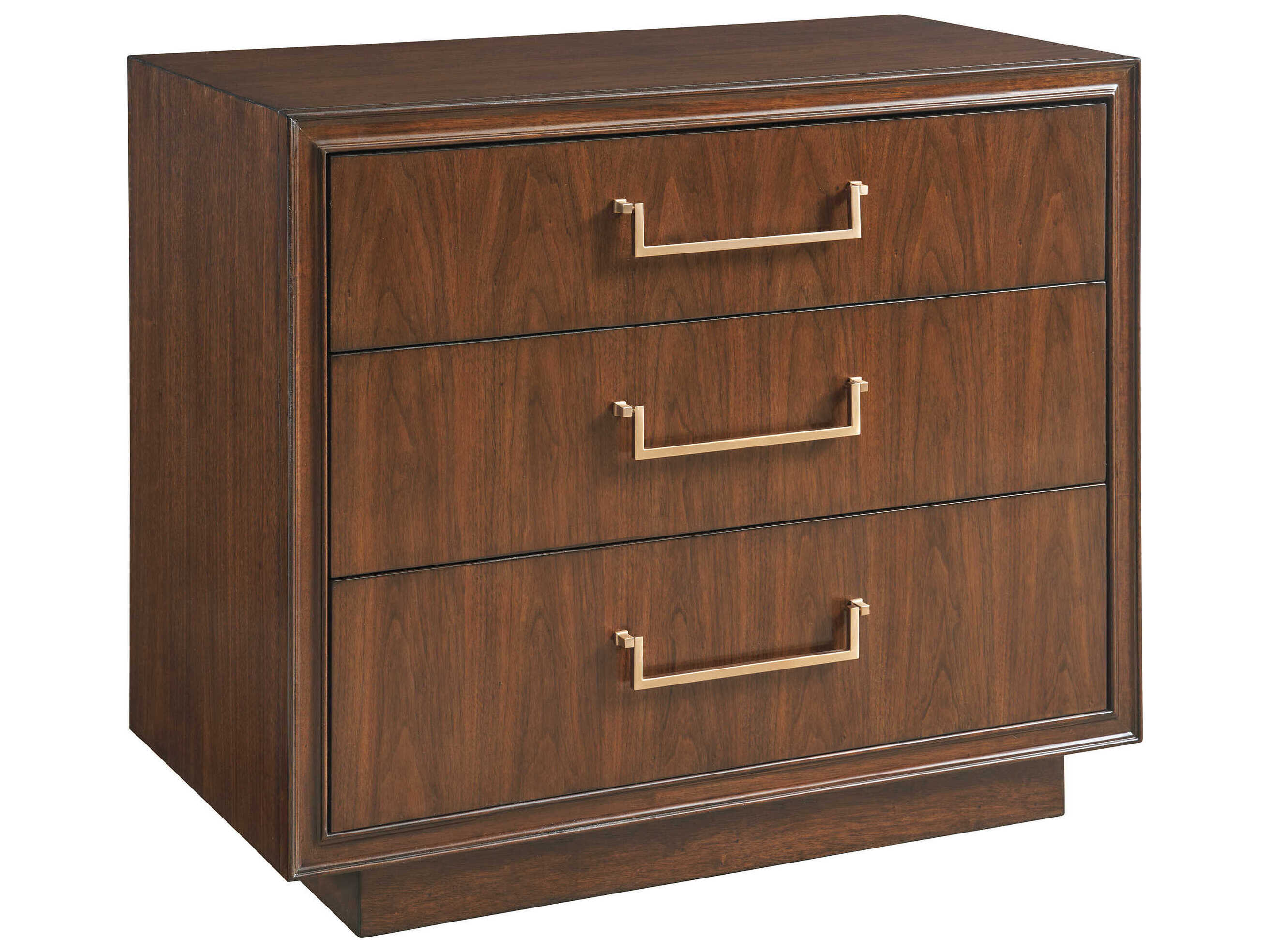 Lexington Rendezvous Camden 3-Drawers Brown Nightstand