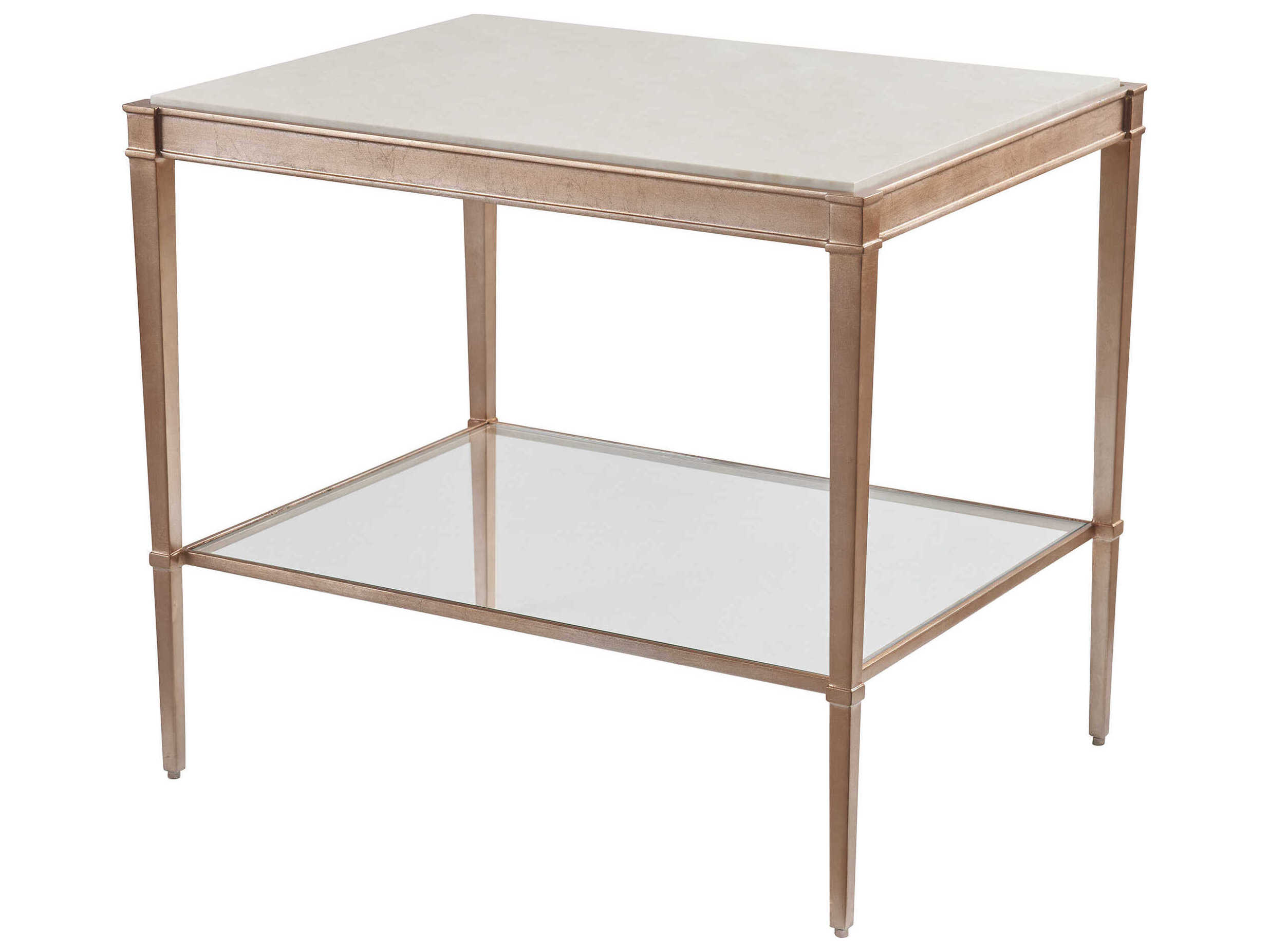 Lexington Rendezvous Bulgari Rectangular Marble End Table