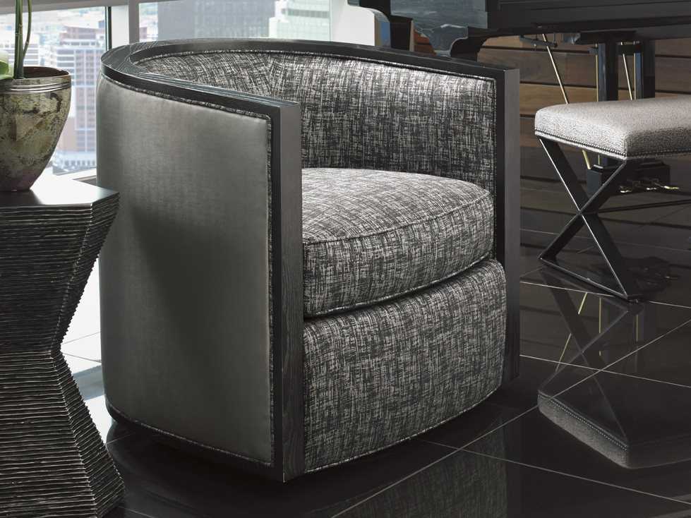 Lexington Carrera Swivel Fabric Accent Chair