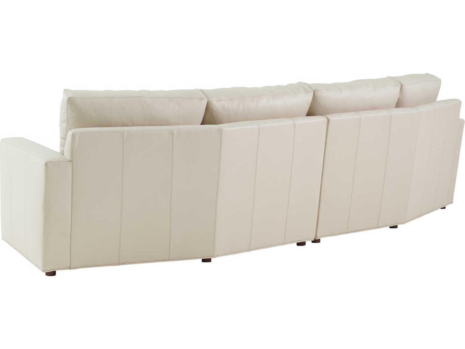 Lexington Silverado Beige Upholstered Sectional Sofa