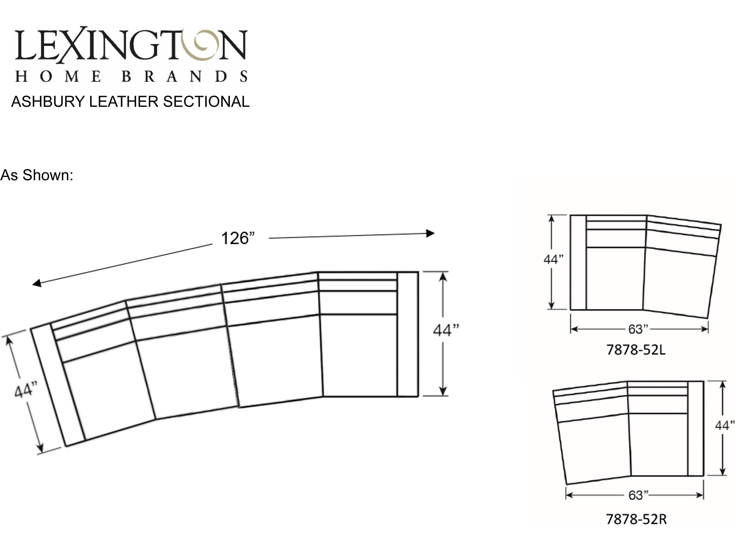 Lexington Silverado Ashbury Sectional