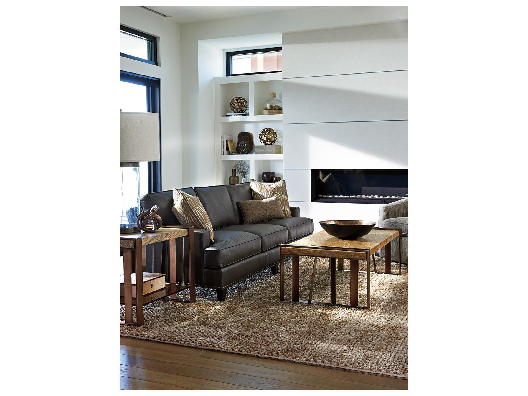 Lexington Zavala Rectangular Granite Umbria Coffee Table