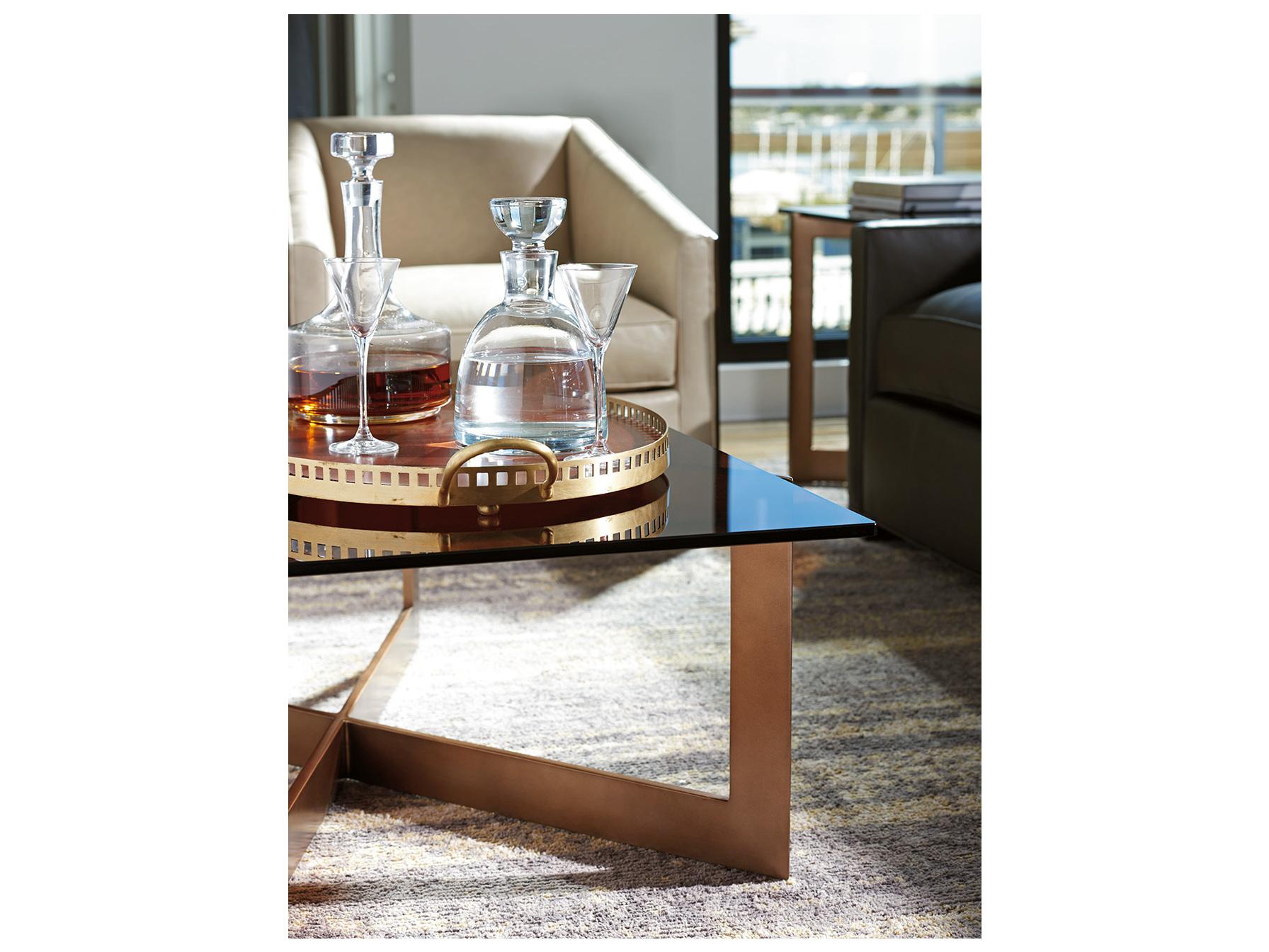 Lexington Zavala Rectangular Glass Umbria Coffee Table