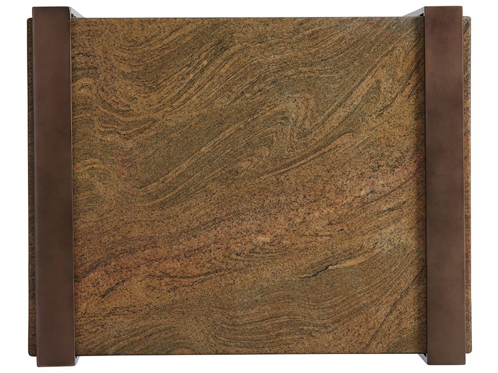 Lexington Zavala Rectangular Granite End Table