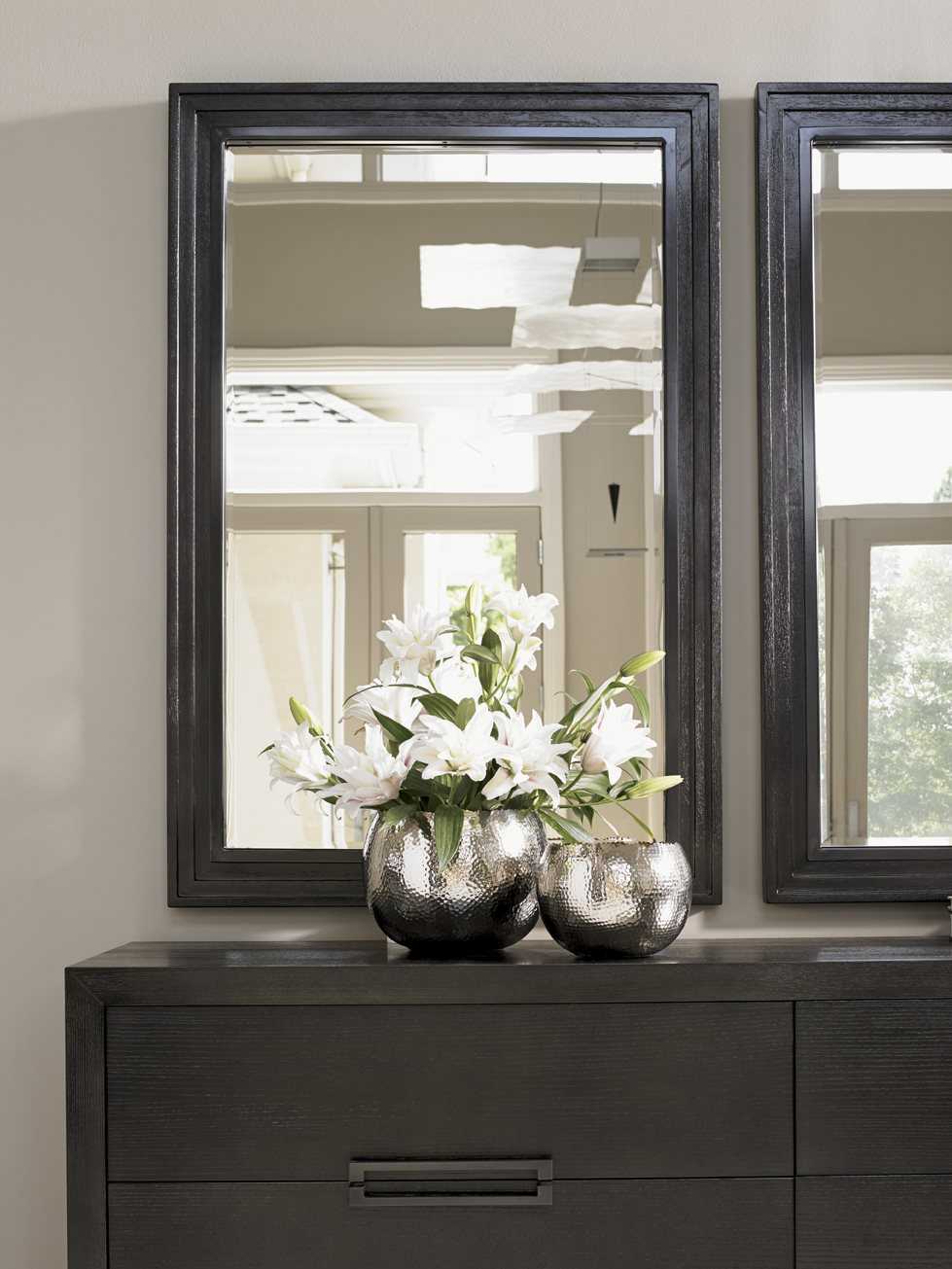 Lexington Carrera Carbon Gray Wall Mirror