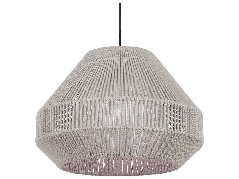 Luxcambra Acapulco 1-Light Black Gray Pendant