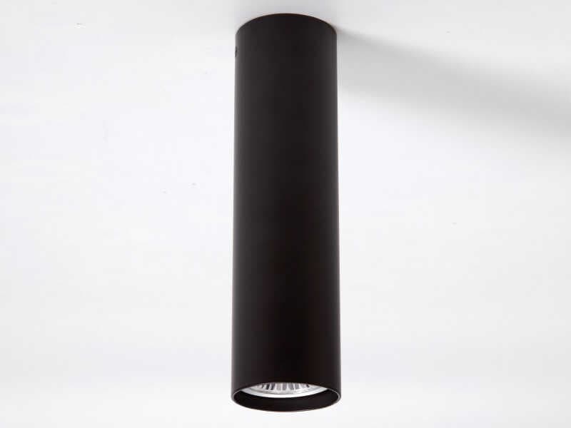 Luxcambra Kea 1-Light Black Cylinder Flush Mount