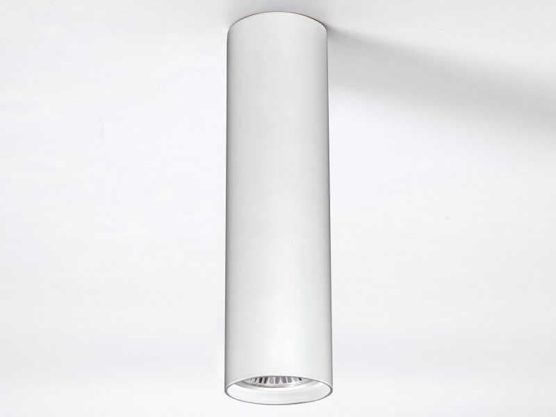 Luxcambra Kea 1-Light White Cylinder Flush Mount