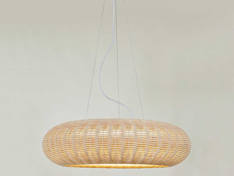 Luxcambra Niuet 1-Light White Brown Pendant