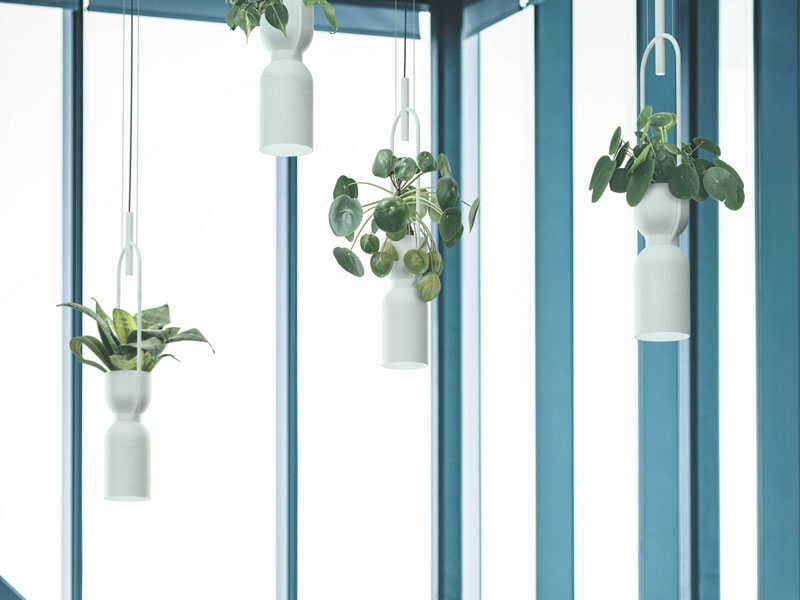 Luxcambra Oxygen 2-Light White Cylinder Mini Pendant