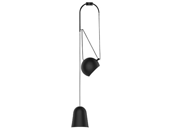 Luxcambra Sirius 2-Light Black Mini Pendant
