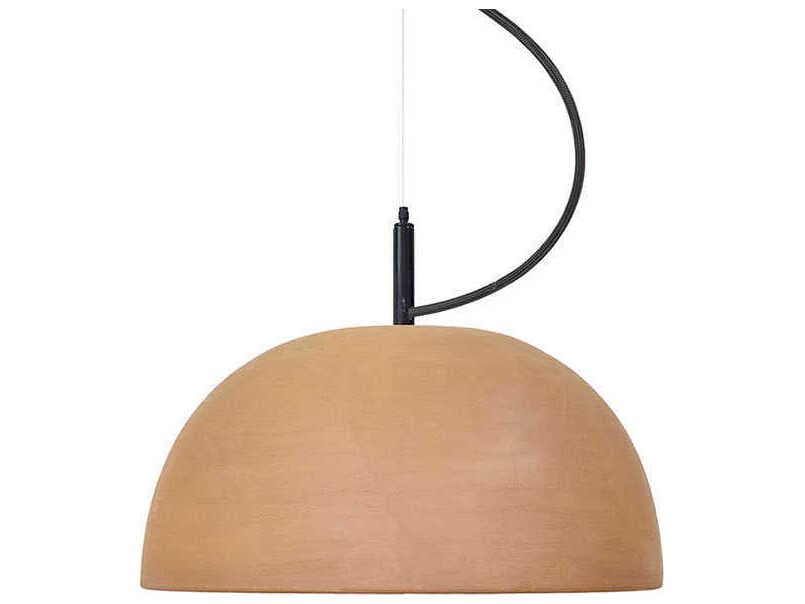 Luxcambra Absis 1-Light Black Brown Dome Mini Pendant