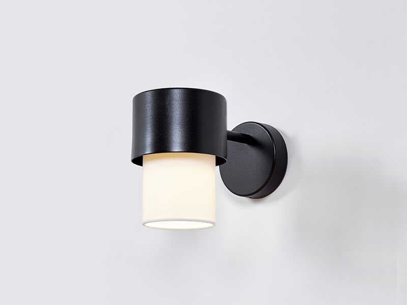 Luxcambra Kan 1-Light Black Wall Sconce