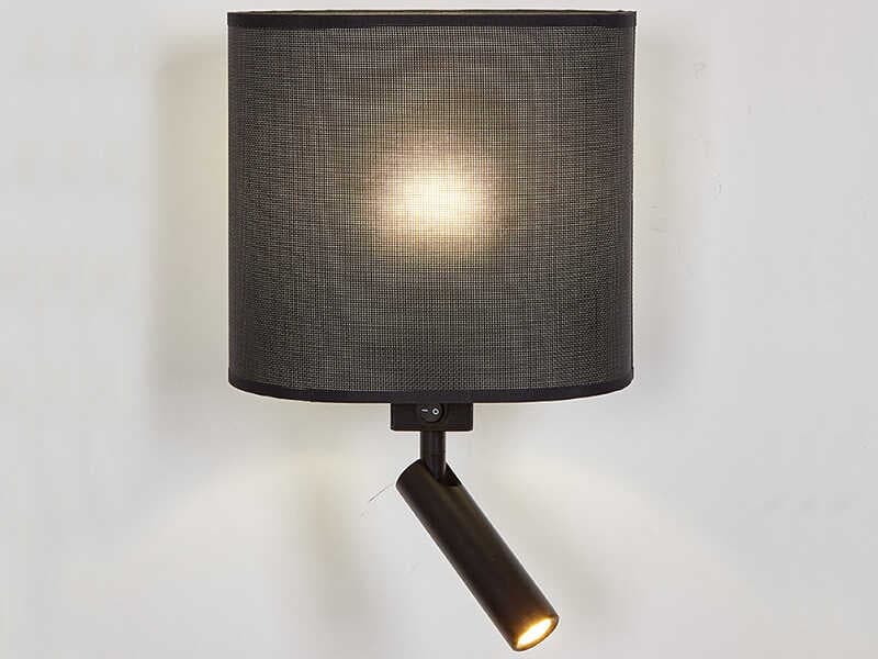 Luxcambra Oita 2-Light Black Wall Sconce
