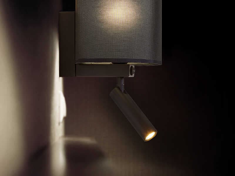 Luxcambra Oita 2-Light Black Wall Sconce