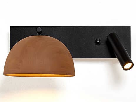 Luxcambra Absis 2-Light Black Wall Sconce