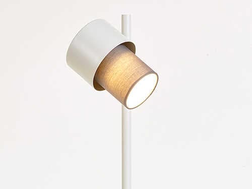 Luxcambra Kan White Sand Cotton Floor Lamp