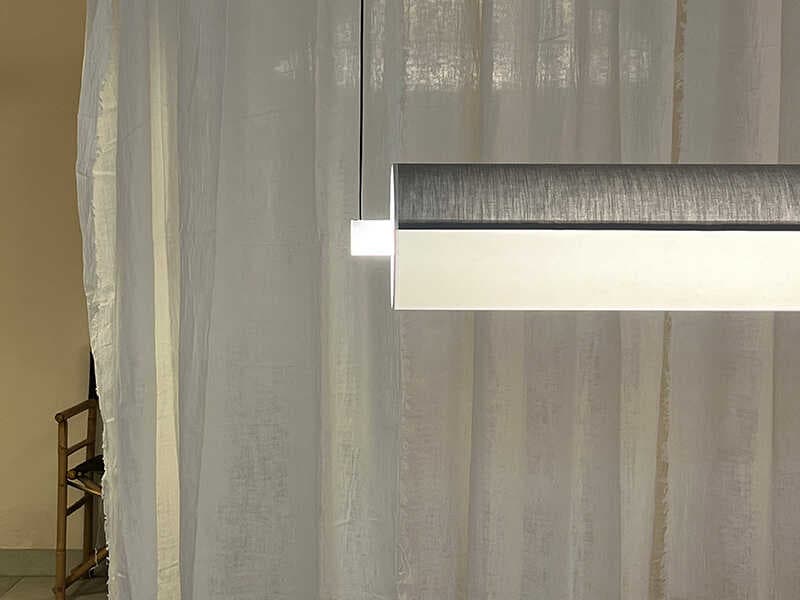 Luxcambra Barceloneta Off White Cylinder Island Pendant