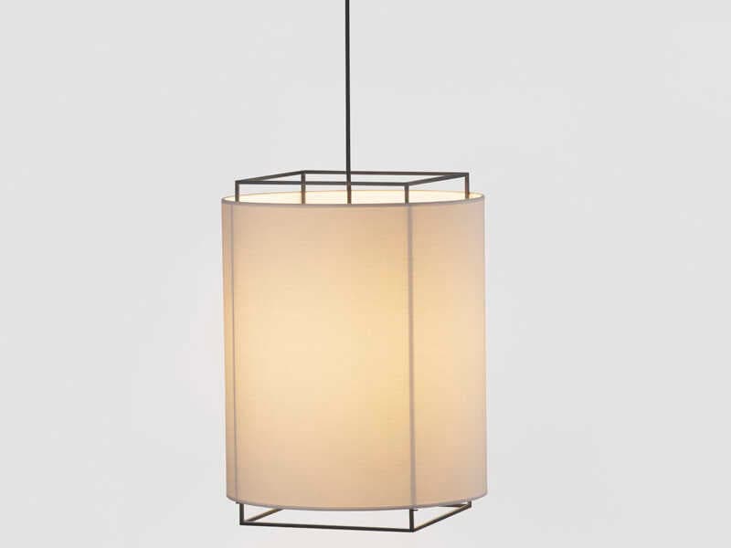 Luxcambra Lewit 1-Light Off White Cylinder Pendant