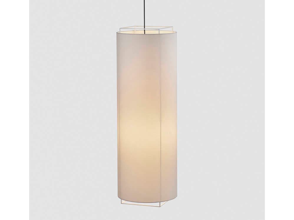 Luxcambra Lewit 2-Light Off White Cylinder Pendant