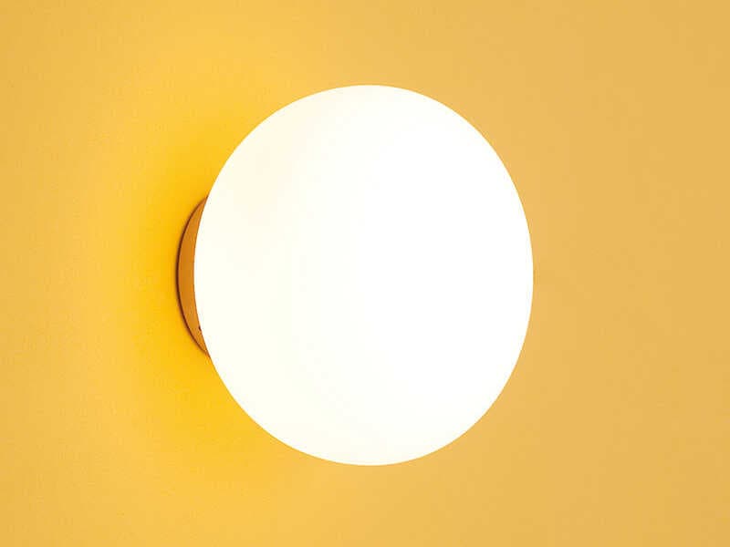 Luxcambra Moon 1-Light Gold Wall Sconce