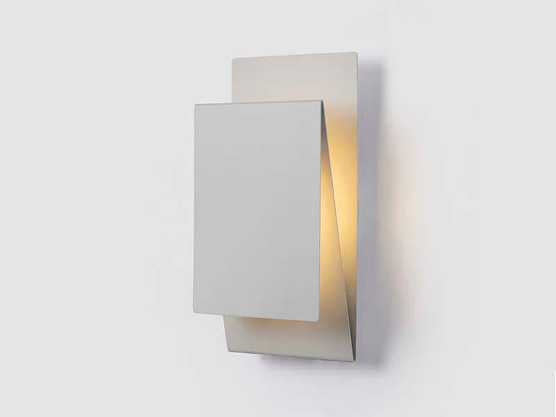 Luxcambra Z 1-Light White Wall Sconce