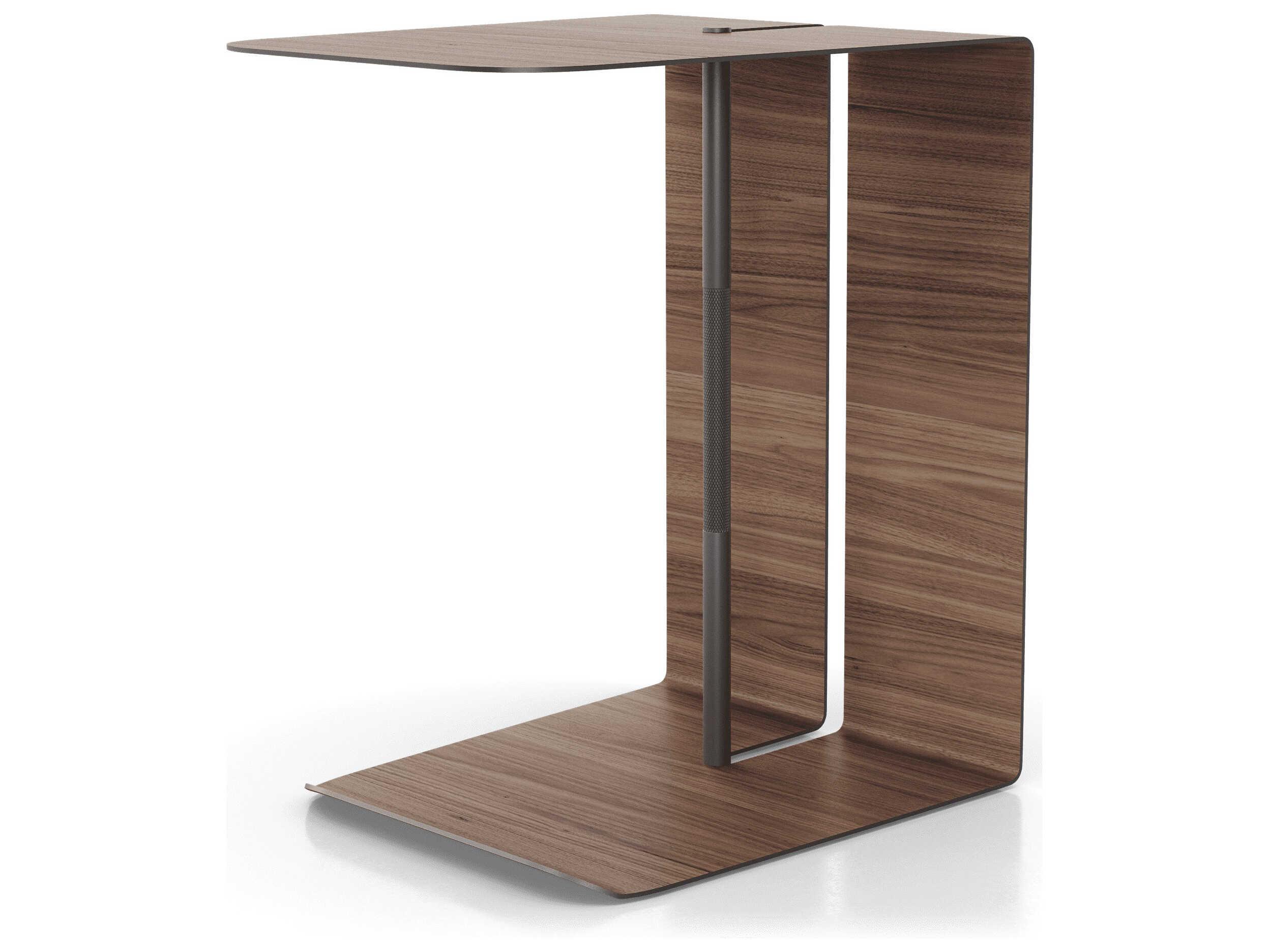 Luxcor Modluxe Dauphin Side Table in Walnut