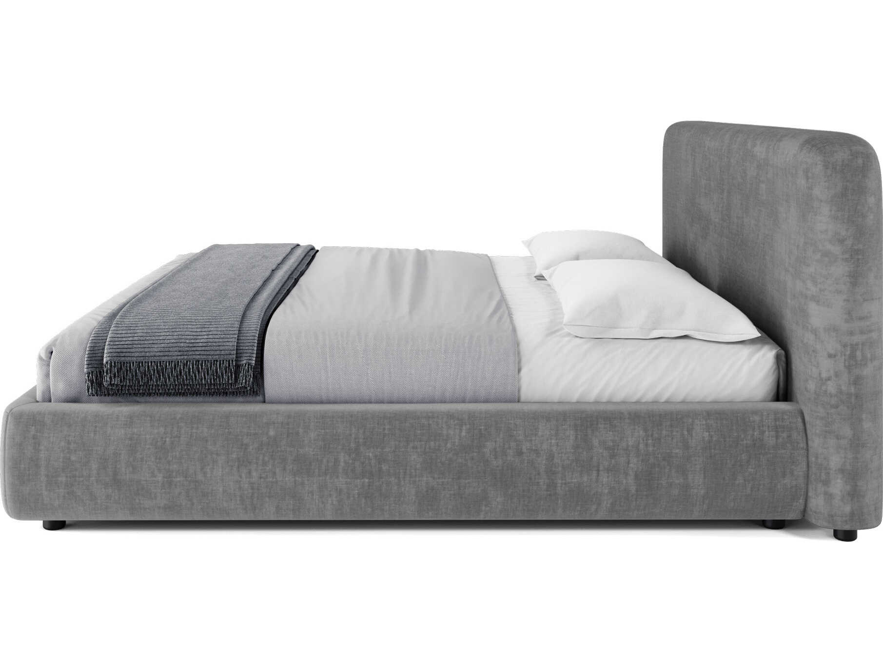 Luxcor Modluxe Havana King Bed in Contessa Dove Fabric