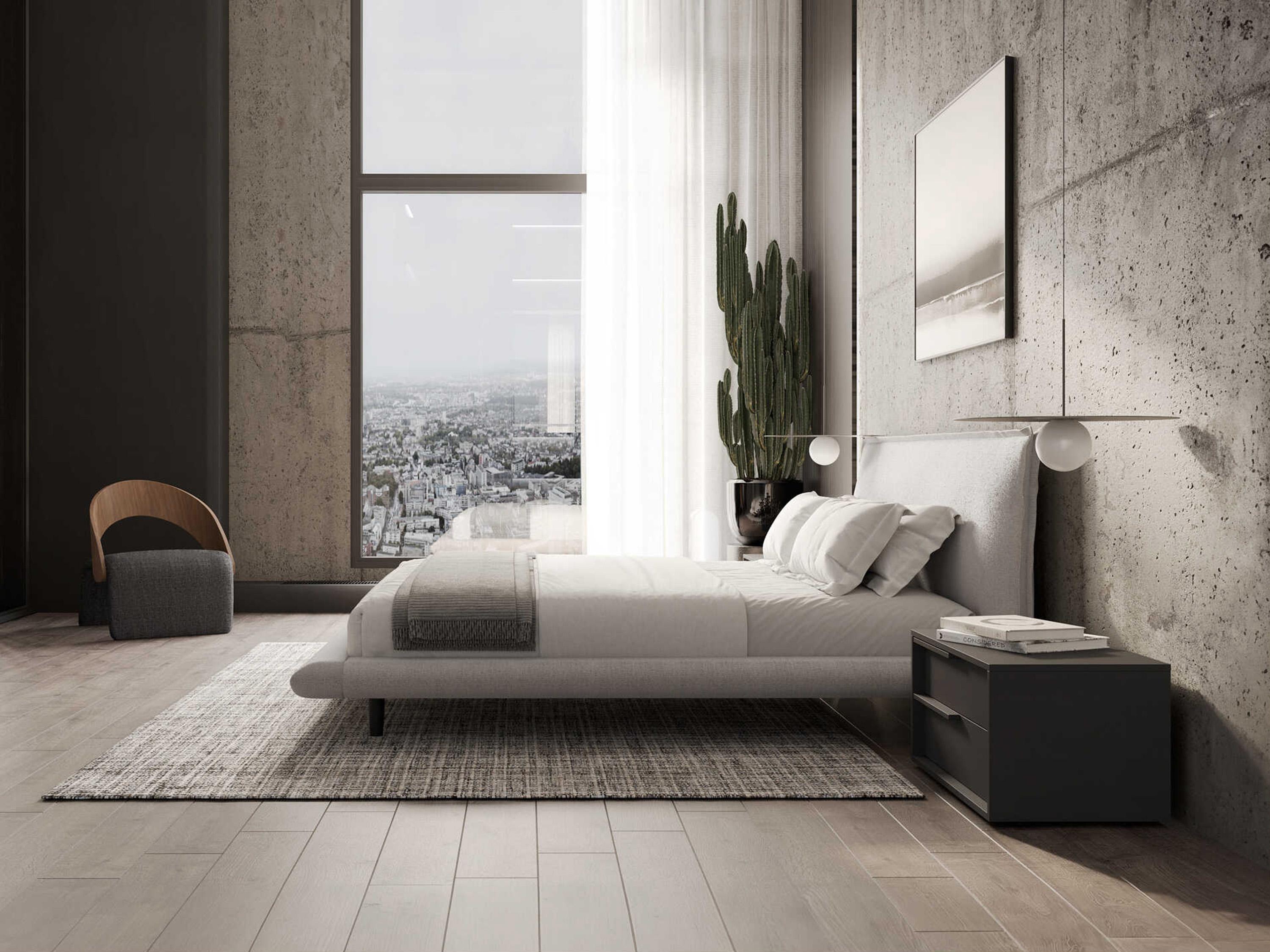 Luxcor Modluxe Willemstad King Bed in Luna Fabric