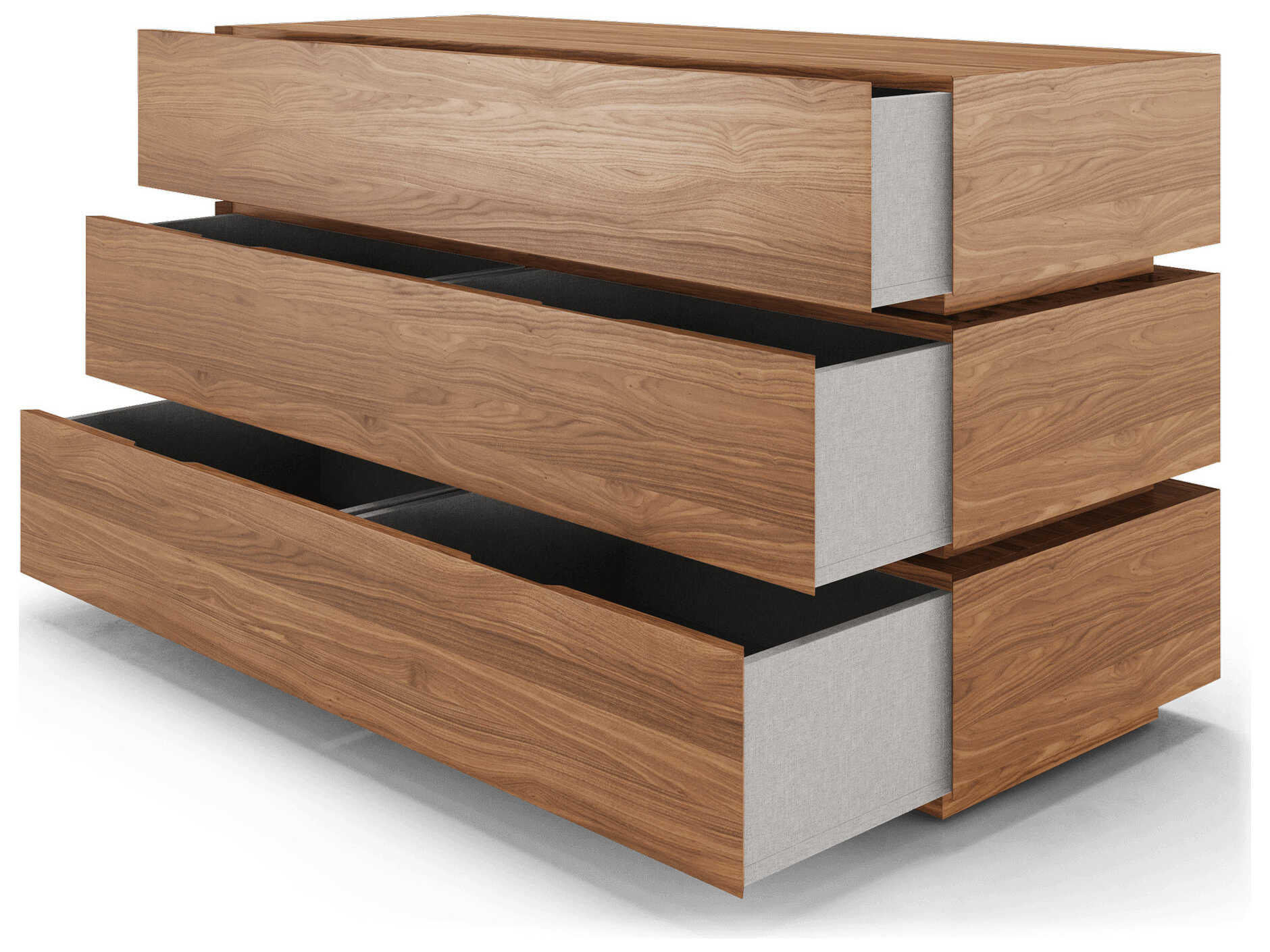 Luxcor Modluxe Davos Dresser in Walnut